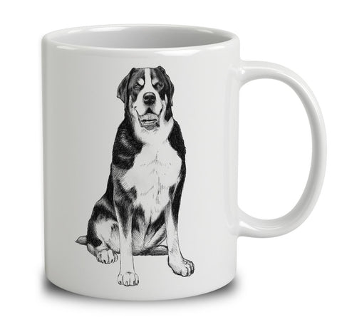Greater Swiss Mountain Dog Sketch