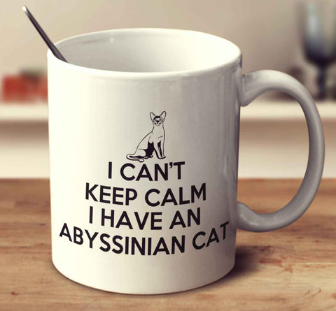 I Can't Keep Calm Because I Have An Abyssinian Cat