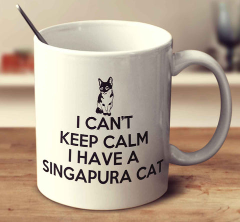 I Can't Keep Calm Because I Have A Singapura Cat