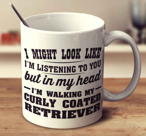 I Might Look Like I'm Listening To You, But In My Head I'm Walking My Curly Coated Retriever