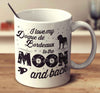 I Love My Dogue De Bordeaux To The Moon And Back