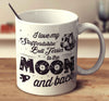 I Love My Staffordshire Bull Terrier To The Moon And Back