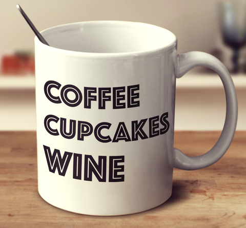 Coffee Cupcakes Wine