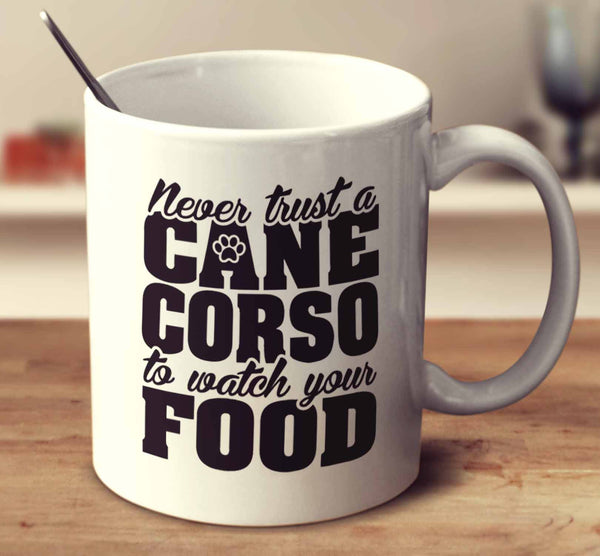 Never Trust A Cane Corso To Watch Your Food