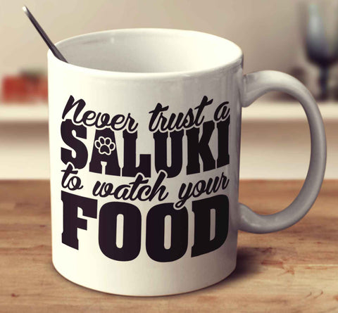 Never Trust A Saluki To Watch Your Food