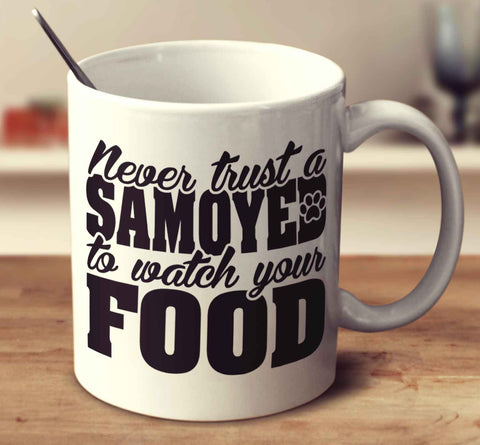 Never Trust A Samoyed To Watch Your Food