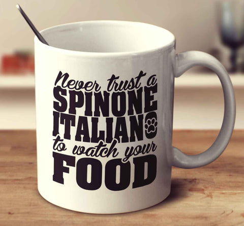 Never Trust A Spinone Italiano To Watch Your Food