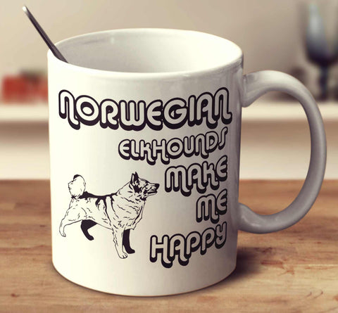 Norwegian Elkhounds Make Me Happy 2