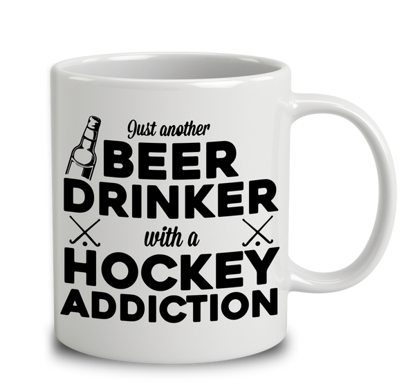Beer Drinker With A Hockey Addiction
