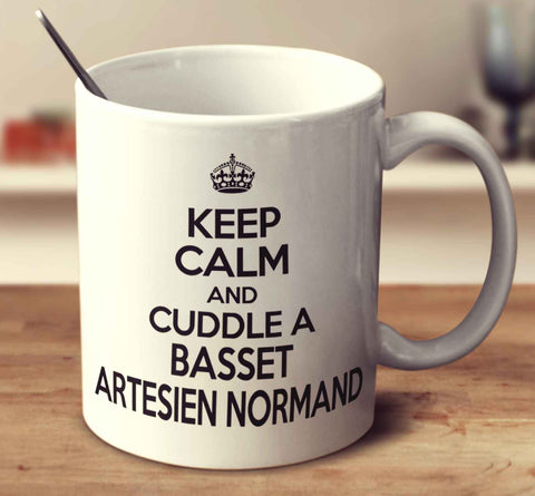 Keep Calm And Cuddle A Basset Artesien Normand