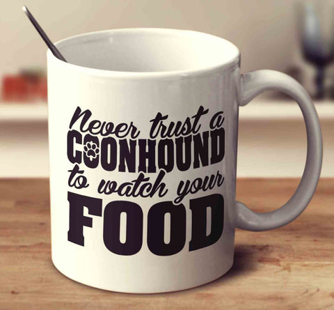 Never Trust A Coonhound To Watch Your Food